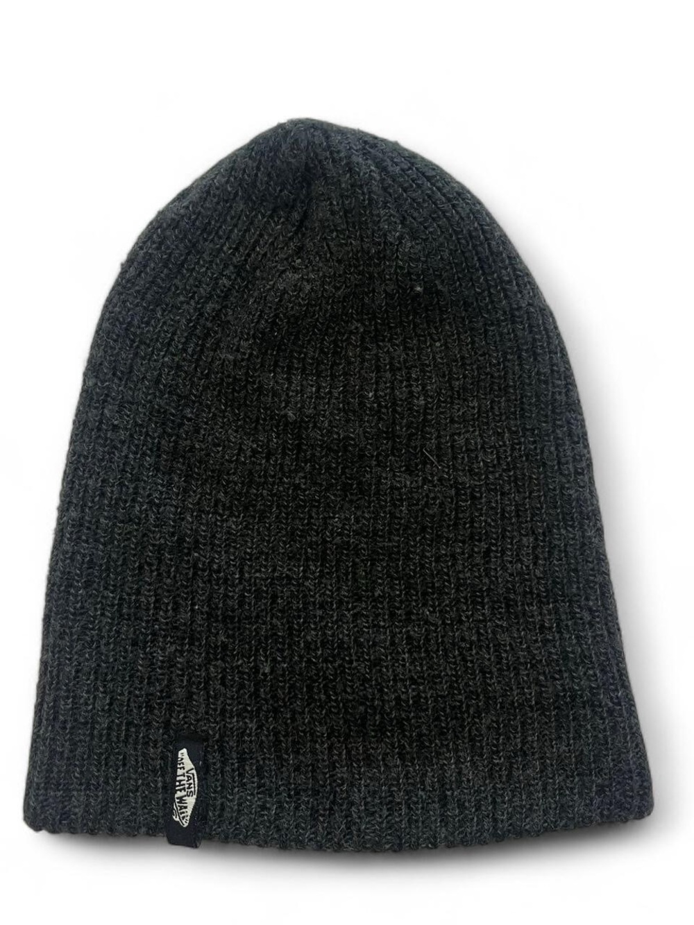 Vans Off The Wall Black Beanie Adult One Size Knit Hat Gorpcore Skater